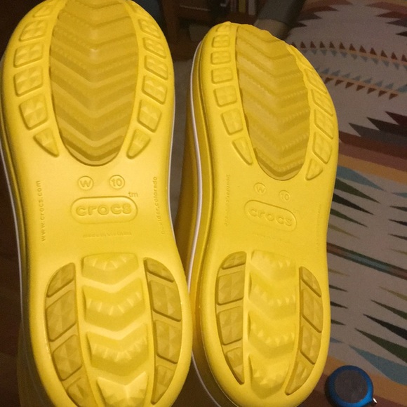 Crocs Shorty Jaunt Boot Yellow Size 10 - Picture 4 of 4